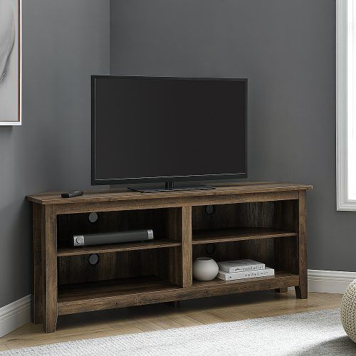 Corner Tv Stands For Tvs Up To 60" (Photo 4 of 20)