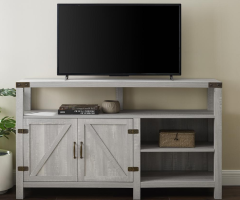 The 20 Best Collection of Walker Edison Farmhouse Tv Stands with Storage Cabinet Doors and Shelves