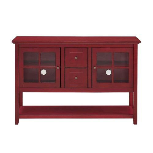 Red Sideboards (Photo 6 of 20)