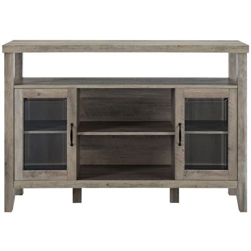 Walker Edison Farmhouse Tv Stands With Storage Cabinet Doors And Shelves (Photo 7 of 20)