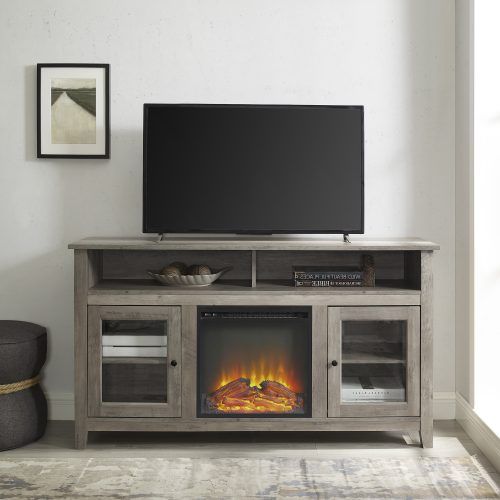 Walker Edison Contemporary Tall Tv Stands (Photo 17 of 20)
