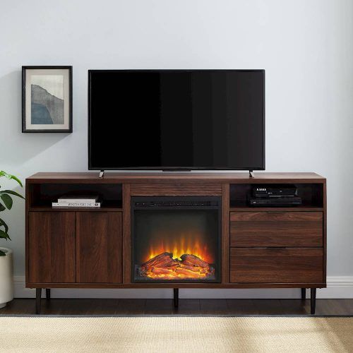 Walker Edison Contemporary Tall Tv Stands (Photo 11 of 20)