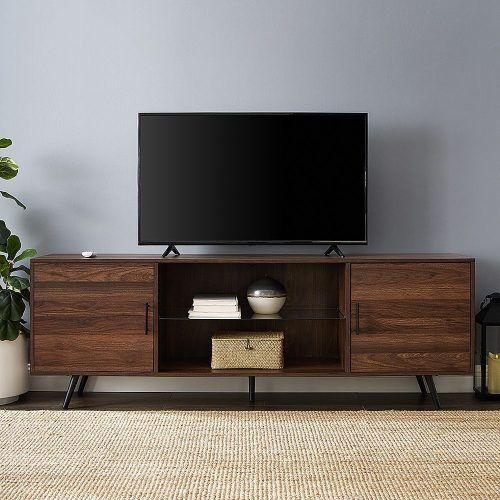 Walker Edison Contemporary Tall Tv Stands (Photo 1 of 20)