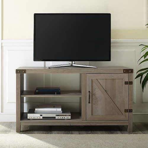 Tv Stands In Rustic Gray Wash Entertainment Center For Living Room (Photo 2 of 20)