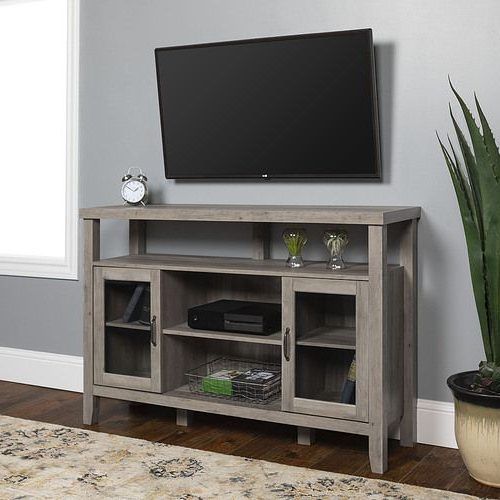 Walker Edison Contemporary Tall Tv Stands (Photo 10 of 20)