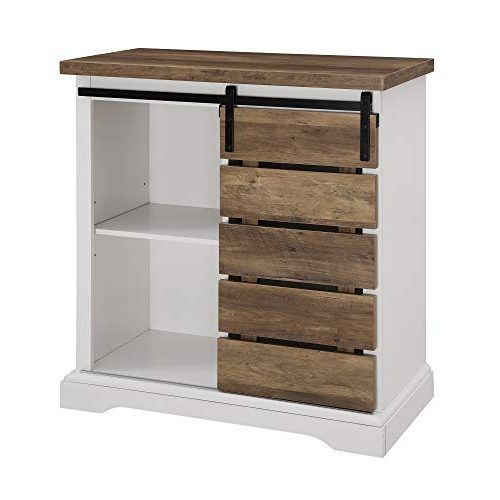 Walker Edison Farmhouse Tv Stands With Storage Cabinet Doors And Shelves (Photo 17 of 20)