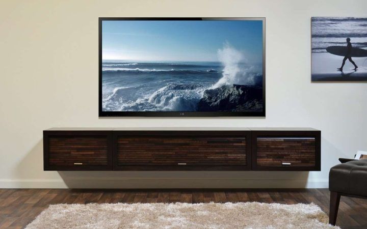 15 Inspirations Wall Mounted Tv Stands Entertainment Consoles