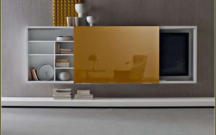 The 20 Best Collection of Wall Mounted Tv Cabinets with Sliding Doors