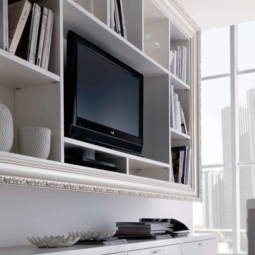 White Wall Mounted Tv Stands (Photo 8 of 15)