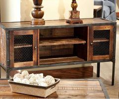 15 The Best Reclaimed Wood and Metal Tv Stands