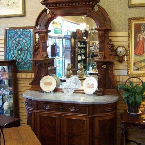 Antique Marble Top Sideboards (Photo 8 of 20)