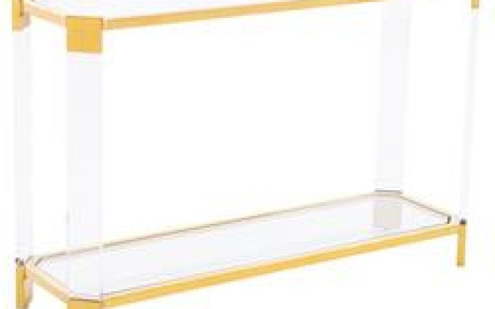  Best 20+ of Clear Acrylic Console Tables