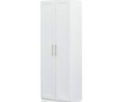 2024 Latest White Single Door Wardrobes