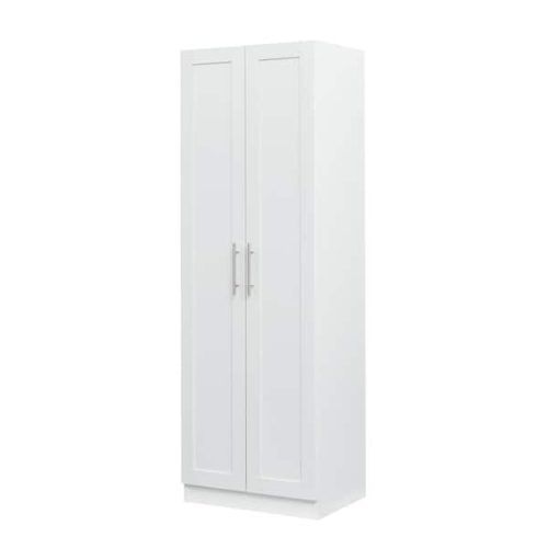 White Single Door Wardrobes (Photo 1 of 20)