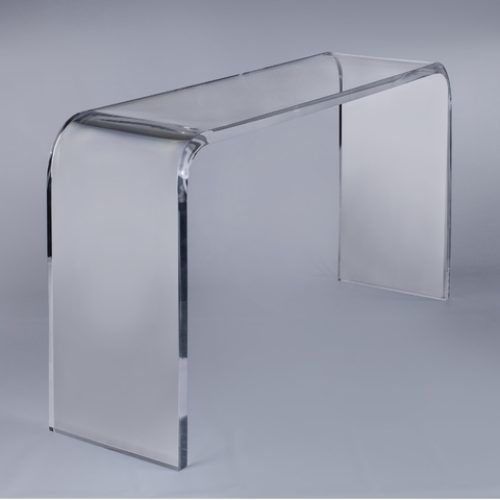 Acrylic Modern Console Tables (Photo 10 of 20)