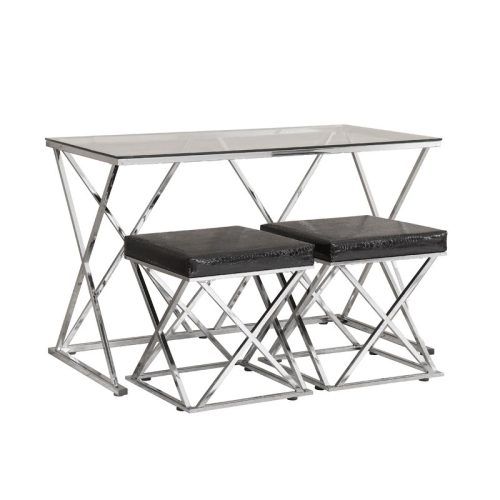 Honoria 3 Piece Dining Sets (Photo 7 of 20)