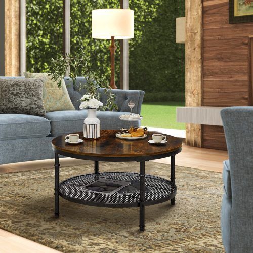 2-Tier Metal Coffee Tables (Photo 13 of 20)