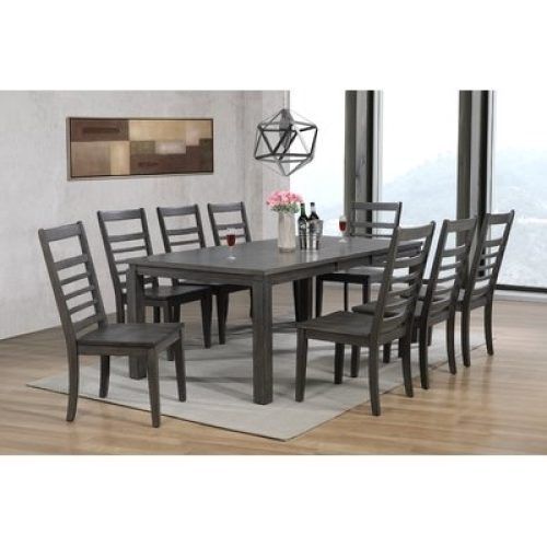 Caira 9 Piece Extension Dining Sets With Diamond Back Chairs (Photo 16 of 20)