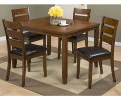 20 Best Ideas Amir 5 Piece Solid Wood Dining Sets (set of 5)