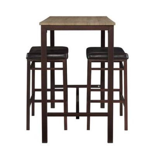 Crownover 3 Piece Bar Table Sets (Photo 8 of 20)