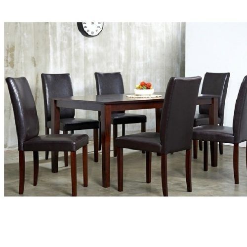 Chandler 7 Piece Extension Dining Sets With Wood Side Chairs (Photo 2 of 20)