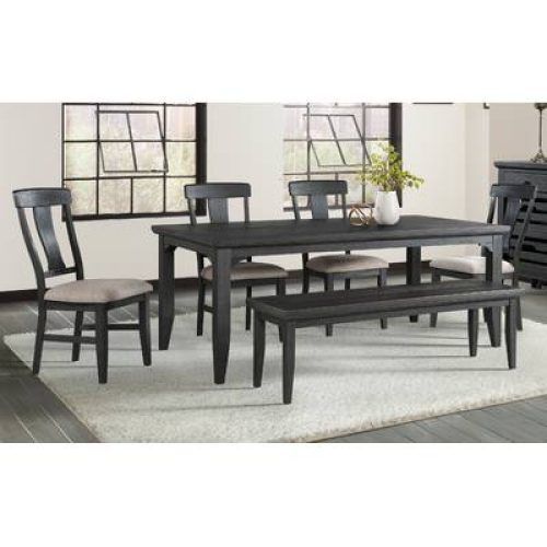 Osterman 6 Piece Extendable Dining Sets (Set Of 6) (Photo 6 of 20)