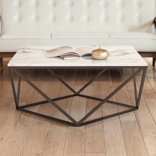 Iron Marble Coffee Tables (Photo 3 of 20)