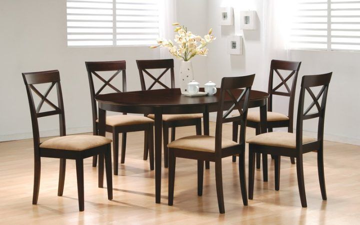 2024 Latest Crawford 7 Piece Rectangle Dining Sets