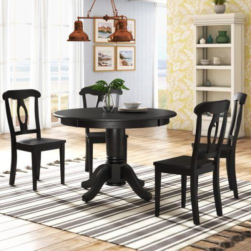Wyatt 7 Piece Dining Sets With Celler Teal Chairs (Photo 8 of 20)