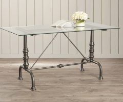 20 Best Ideas Ina Pewter 60 Inch Counter Tables with Frosted Glass