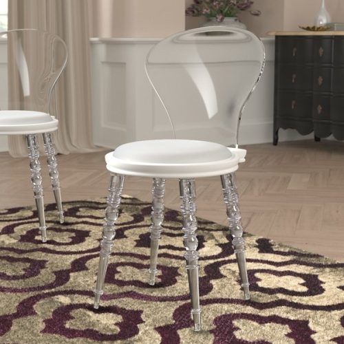 Garten Marble Skirted Side Chairs Set Of 2 (Photo 17 of 20)