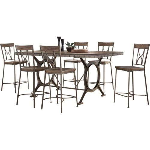 Caira 7 Piece Rectangular Dining Sets With Upholstered Side Chairs (Photo 16 of 20)