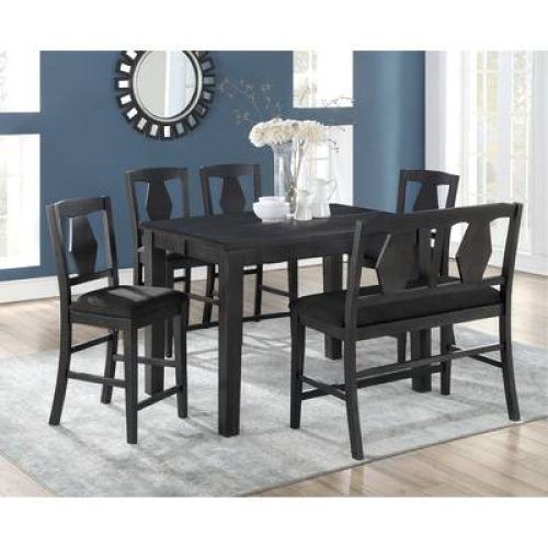 Osterman 6 Piece Extendable Dining Sets (Set Of 6) (Photo 7 of 20)