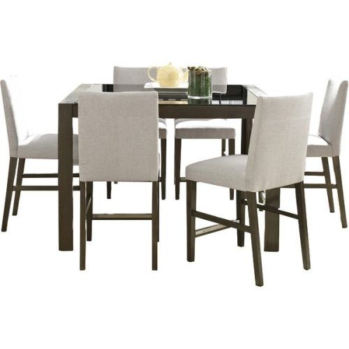 Chandler 7 Piece Extension Dining Sets With Wood Side Chairs (Photo 5 of 20)