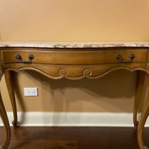 Marble Top Console Tables (Photo 8 of 20)