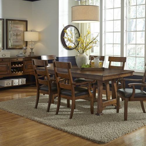 Warnock Butterfly Leaf Trestle Dining Tables (Photo 17 of 20)