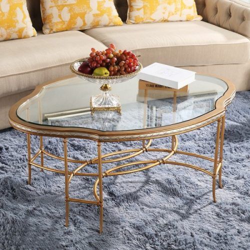 Antique Gold And Glass Coffee Tables (Photo 3 of 20)