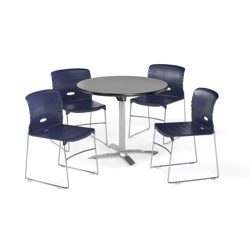 Bentham 47" L Round Stone Breakroom Tables (Photo 7 of 20)