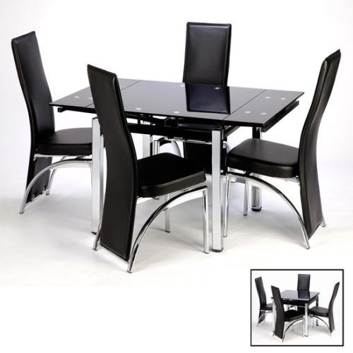 Black Glass Dining Tables (Photo 5 of 20)
