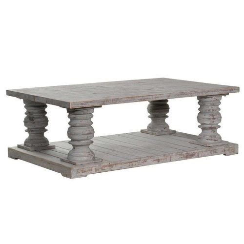 Chunky Rustic Coffee Tables (Photo 4 of 20)