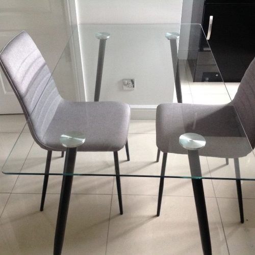 Clear Glass Dining Tables And Chairs (Photo 10 of 20)