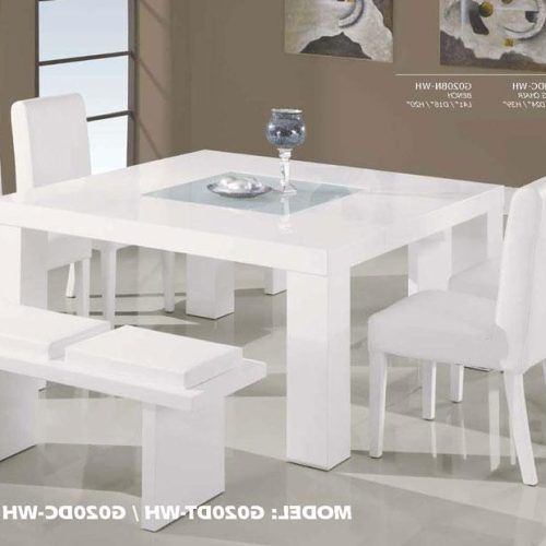 White Dining Tables Sets (Photo 5 of 20)
