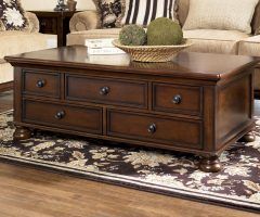 10 Best Collection of Dark Wood Coffee Table Storages