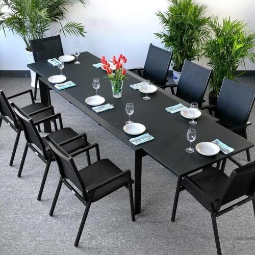 Black 8 Seater Dining Tables (Photo 19 of 20)