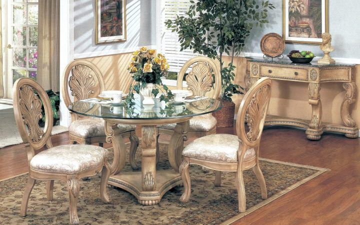 20 Best Collection of Vintage Brown Round Dining Tables