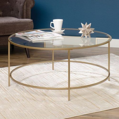Glass And Gold Coffee Tables (Photo 1 of 20)
