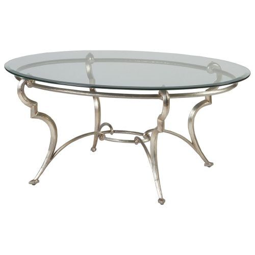 Glass And Gold Oval Coffee Tables (Photo 20 of 20)