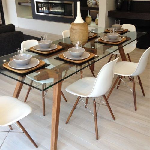 Glass Dining Tables And Chairs (Photo 3 of 20)
