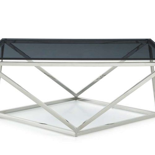 Glass Steel Coffee Tables (Photo 14 of 20)