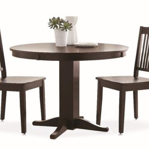 Laurent 5 Piece Round Dining Sets With Wood Chairs (Photo 2 of 20)